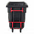 1 cu yd BRUTE Rotomolded Tilt Truck, 2,100 lb Capacity, Black (1316BLA)