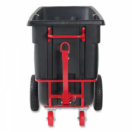 1.5 cu yd BRUTE Rotomolded Towable Tilt Truck, 2,100 lb Capacity, Black (102641BLA)