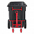 1.5 cu yd BRUTE Rotomolded Towable Tilt Truck, 2,100 lb Capacity, Black (102641BLA)
