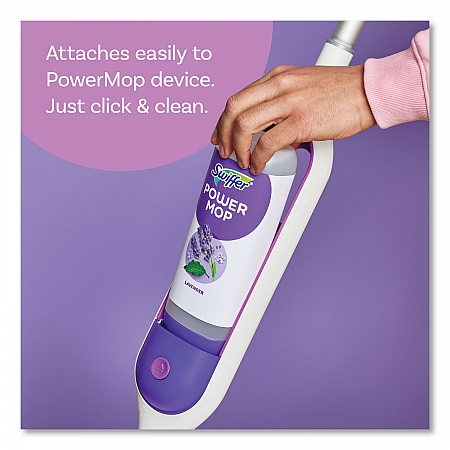 PowerMop Refill Cleaning Solution, Lavender Scent, 25.3 oz Refill Bottle, 6/Carton (08421)