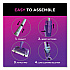 WetJet Mop Starter Kit with 10 Pads and 1 Cleaner, 11.3 x 5.4 Head, Silver Handle (49886)
