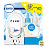 PLUG Air Freshener Warmer Start Kit, 6.54 x 2.99 x 5.98, Clear/White, 4/Carton (68235)