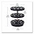 Anchor Collection 3-Tier Single Serve Pod Carousel Countertop Organizer, 9.5 x 9.5 x 11.75, Black (PODSUS45BLK)