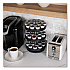 Anchor Collection 3-Tier Single Serve Pod Carousel Countertop Organizer, 9.5 x 9.5 x 11.75, Black (PODSUS45BLK)