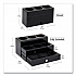 Mind Reader Foundation Collection 9-Compartment Nested Syrup Countertop Bottle Organizer, 12.5 x 5 x 7, Black (SYRUPH9BLK)