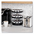 Anchor Collection 3-Tier Single Serve Pod Carousel Countertop Organizer, 9.5 x 9.5 x 11.75, Black (PODSUS45BLK)