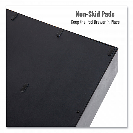 Two-Tier Six-Drawer Single Serve Coffee Pod Drawer, 14 x 12.25 x 4.75, Black (TRY6PCBLK)