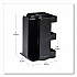 Anchor Collection 8-Compartment Coffee Cup, Lid, and Condiment Carousel Countertop Organizer, 8 x 8 x 12, Black (CUPOSPINBLK)