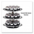 Anchor Collection 3-Tier Single Serve Pod Carousel Countertop Organizer, 9.5 x 9.5 x 11.75, Black (PODSUS45BLK)