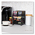 Network Collection 5-Compartment Tea Countertop Organizer, 6.75 x 7 x 10, Black (MMTDR5BLK)