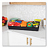 Anchor Collection 5-Compartment Snack Organizer, 12 x 24 x 3.25, Black (SNACKORGTBLK)