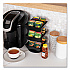 Anchor Collection 3-Tier 12-Compartment Tea and Condiment Carousel Countertop Organizer, 6.75 x 6.75 x 11.5, Black (TEASWIV3TBLK)