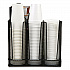 Network Collection 14-Compartment Coffee Cup and Condiment Countertop Organizer, 11.61 x 23.9 x 12.76, Black (CMG2MESHBLK)