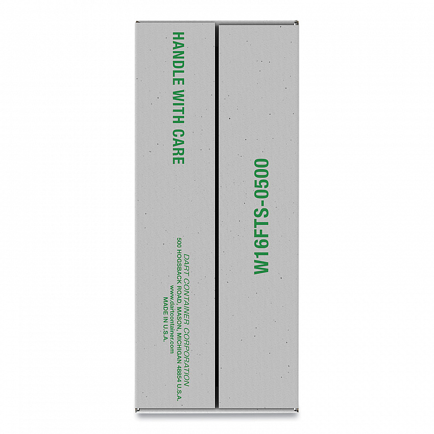Lids for Foam Cups and Containers, Fits 16 oz/20 oz Hot Cups, Plastic, Translucent, 1,000/Carton (W16FTS)