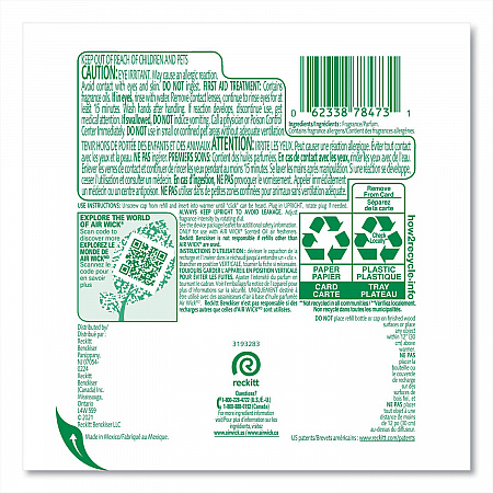 Scented Oil Refill, Lavender and Chamomile, 0.67 oz, 2/Pack, 6 Packs/Carton (78473CT)