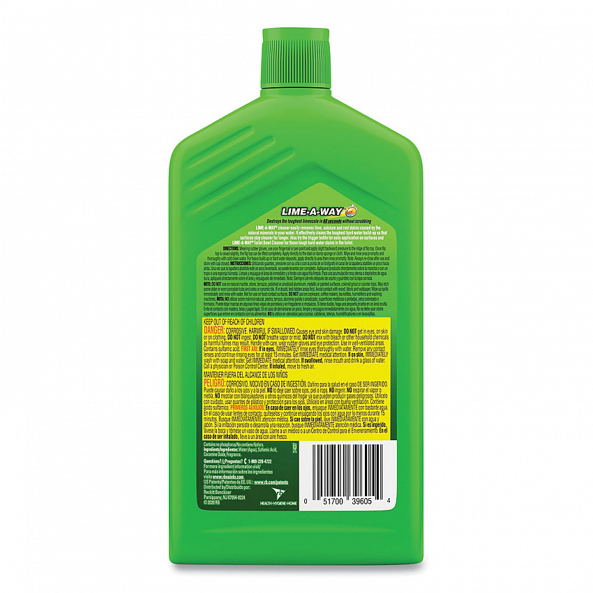 Lime, Calcium and Rust Remover, 28 oz Bottle (87000)