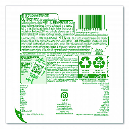 Scented Oil Refills, Paradise Retreat, 0.67 oz, 2/Pack (91110PK)