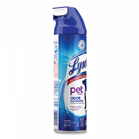 Disinfectant Spray II Pet Odor Eliminator, Fresh Scent, 15 oz Aerosol Spray, 12/Carton (99804CT)