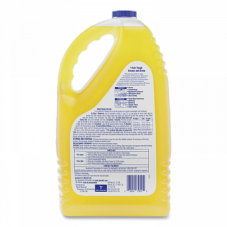 Clean and Fresh Multi-Surface Disinfectant Cleaner, Sparkling Lemon and Sunflower Essence, 144 oz Bottle, 4/Carton (77617)