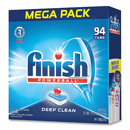 Powerball Dishwasher Tabs, Fresh Scent, 94/Box (97330)