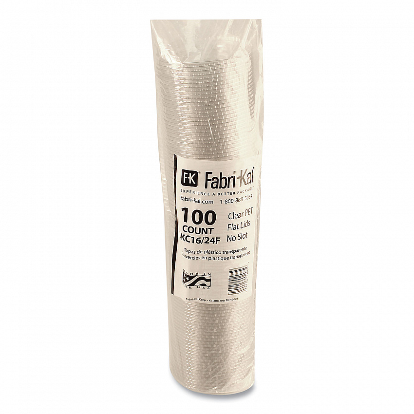 Greenware Cold Drink Lids, Fits 16 oz to 24 oz Cold Cups, Plastic, Clear, 1,000/Carton (LKC1624F)