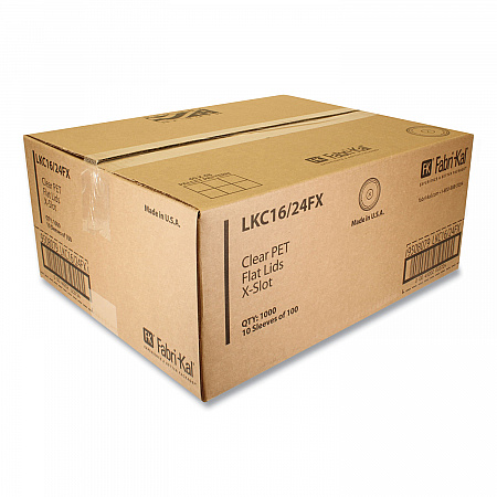 Greenware Cold Drink Lids, X-Slot, Fits 16 oz to 24 oz Cold Cups, Plastic, Clear, 1,000/Carton (LKC1624FX)