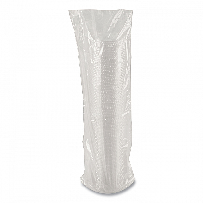 Greenware Cold Drink Lids, X-Slot, Fits 12 oz to 20 oz Cold Cups, Plastic, Clear, 1,000/Carton (LKC1220FX)