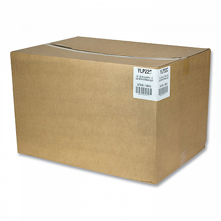 Cold Cup Lids, Fits 12 oz/14 oz/16 oz/20 oz Cold Cups, Plastic, Clear, 1,680/Carton (YLP22C)