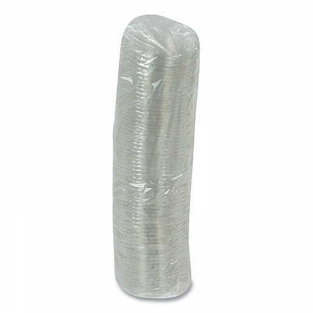 Cold Cup Lids, Fits 12 oz/14 oz/16 oz/20 oz Cold Cups, Plastic, Clear, 1,680/Carton (YLP22C)