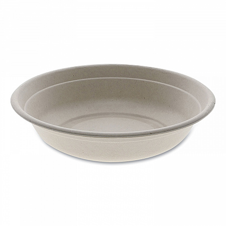 EarthChoice Fiber-Blend Bagasse Dinnerware, Bowl, Sugarcane, 32 oz, Natural, 400/Carton (YMC508BWL32P)
