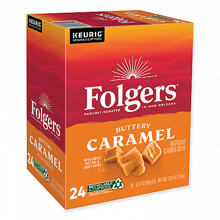 Buttery Caramel Coffee K-Cups, 24/Box (6680)