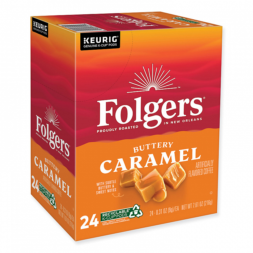 Buttery Caramel Coffee K-Cups, 24/Box (6680)