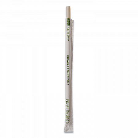 Renewable and Compostable PHA Straws, 10.25
