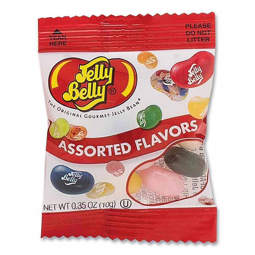 Jelly Beans, Assorted Flavors, 80/Dispenser Box (72512)