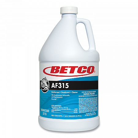 AF315 Disinfectant Cleaner, Citrus Floral Scent, 1 gal Bottle, 4/Carton (3150400)