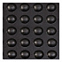 Bubble Flex Anti-Fatigue Mat, Rectangular, Black Crush-Resistant Non-Slip Surface, 24