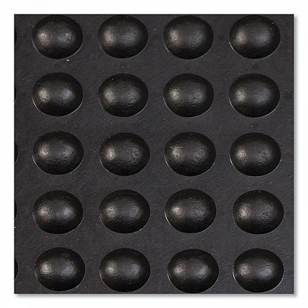 Bubble Flex Anti-Fatigue Mat, Rectangular, Black Crush-Resistant Non-Slip Surface, 36