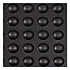 Bubble Flex Anti-Fatigue Mat, Rectangular, Black Crush-Resistant Non-Slip Surface, 36