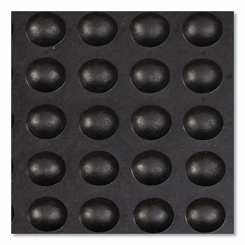 Bubble Flex Anti-Fatigue Mat, Rectangular, Black Crush-Resistant Non-Slip Surface, 36" x 48" (052023)