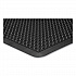 Bubble Flex Anti-Fatigue Mat, Rectangular, Black Crush-Resistant Non-Slip Surface, 36