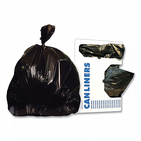 Linear Low-Density Can Liners, 65 gal, 1.5 mil, 43