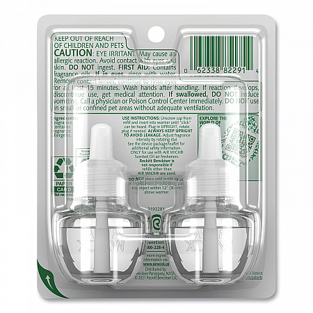 Scented Oil Refill, Fresh Linen, 0.67 oz, 2/Pack (82291PK)