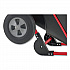 1 cu yd BRUTE Forkliftable Rotomolded Tilt Truck, Standard Duty, 1,250 lb Capacity, Black/Red (131542BLA)