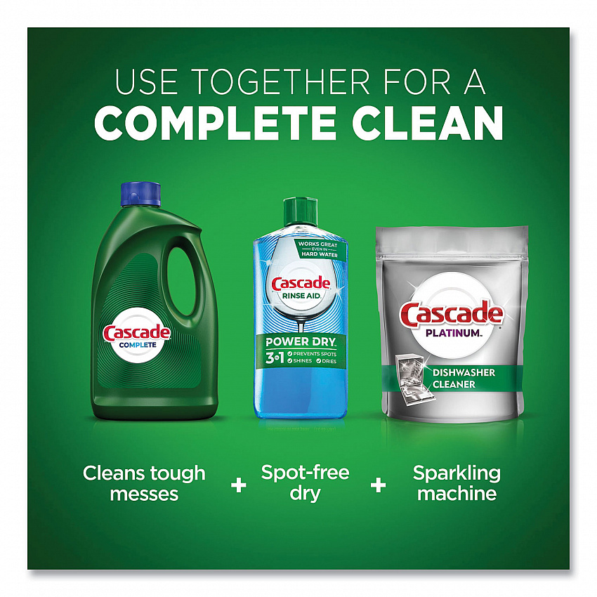 Complete Gel Dishwasher Detergent, Fresh Scent, 120 oz Bottle, 4/Carton (53987)