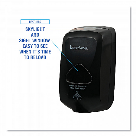 Touch-Free Foam Soap Dispenser, 1,200 mL, 6 x 4.05 x 10.58, Black (42200)