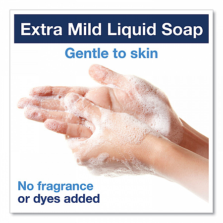 Premium Extra Mild Soap Refill, Unscented, 1 L, 6/Carton (400029)