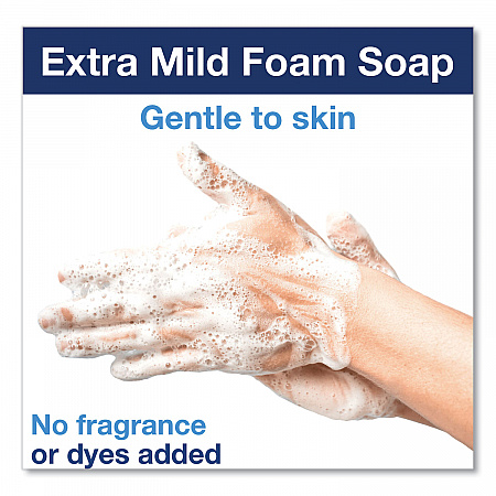 Extra Mild Foam Soap Refill, Unscented, 1 L, 6/Carton (401811)