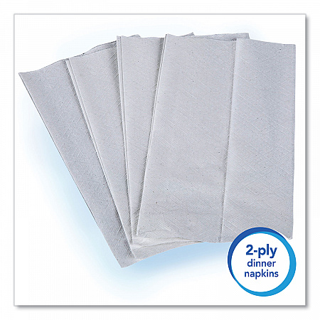 Full-Fold Dispenser Napkins, 1-Ply, 12 x 17, White, 400/Pack, 15 Packs/Carton (98730)