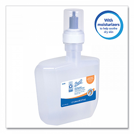 Antimicrobial Foam Skin Cleanser Refill, Fresh Scent, 1,200 mL, 2/Carton (91594)