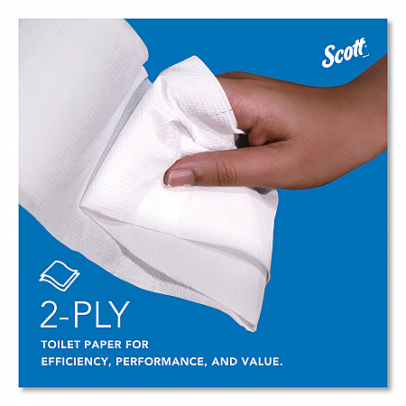 Essential JRT Jumbo Roll Bathroom Tissue, Septic Safe, 2-Ply, 3.55